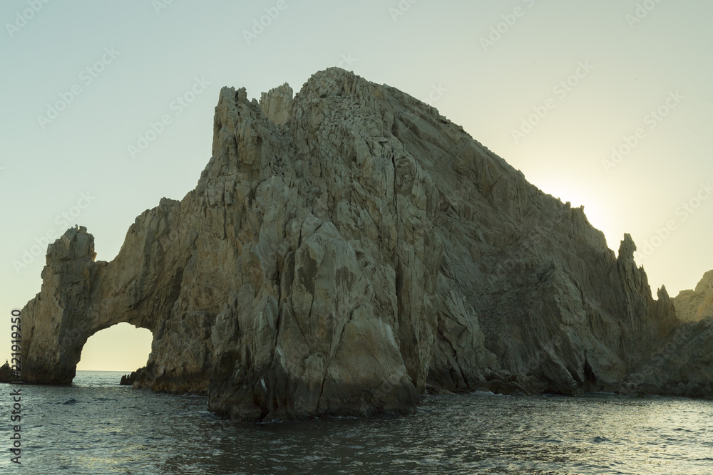 The point of the arch (El Arco) panoramic view, in Cabo San Lucas, Mexico.