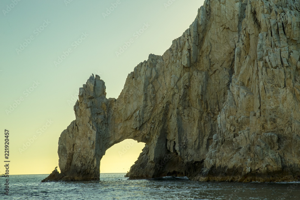 The point of the arch (El Arco) panoramic view, in Cabo San Lucas, Mexico.