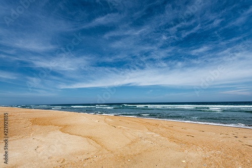 Fototapeta Naklejka Na Ścianę i Meble -  Beach on the coast of the outer banks of North Carolina on Hatteras Island