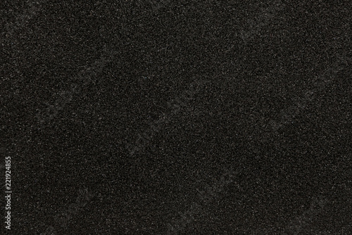 Quadro em tela Black synthetic sponge texture for background