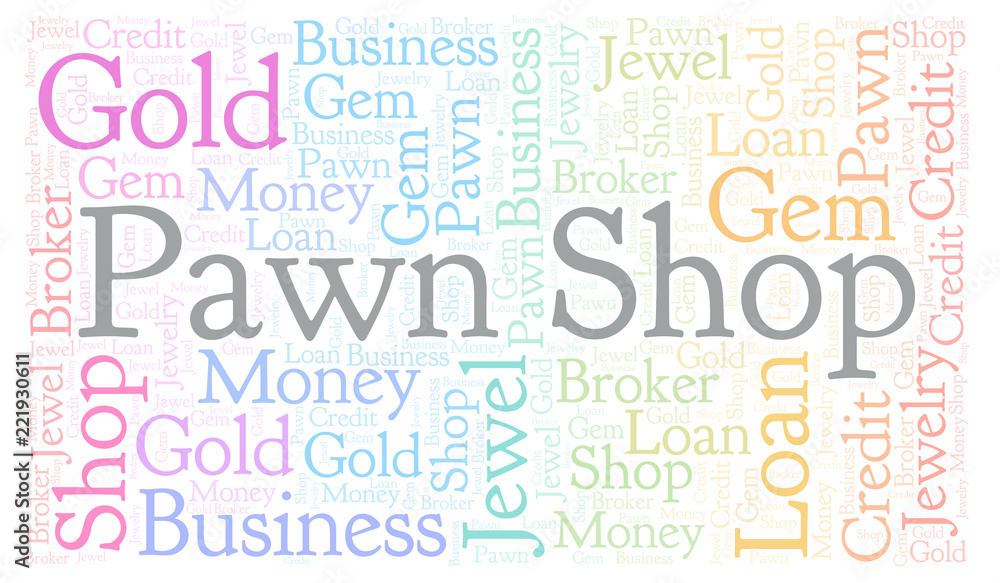 Pawn Shop word cloud. Pawn Shop word cloud.