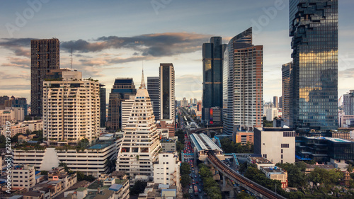 Bangkok city and business financial center of Thailand