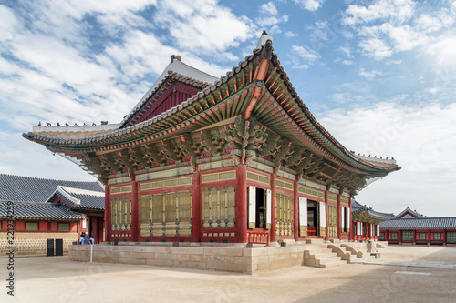 Sajeongjeon Hall of Gyeongbokgung Palace in Seoul, South Korea