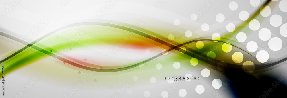 Smooth flowing wave motion concept background Smooth flowing wave motion concept background