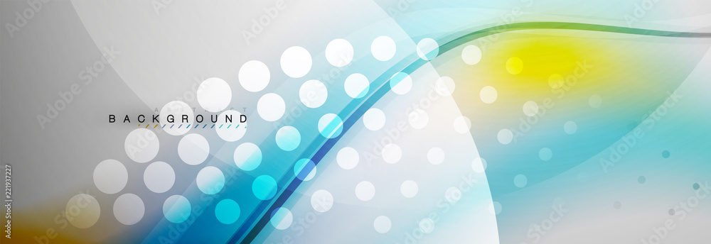Smooth flowing wave motion concept background Smooth flowing wave motion concept background