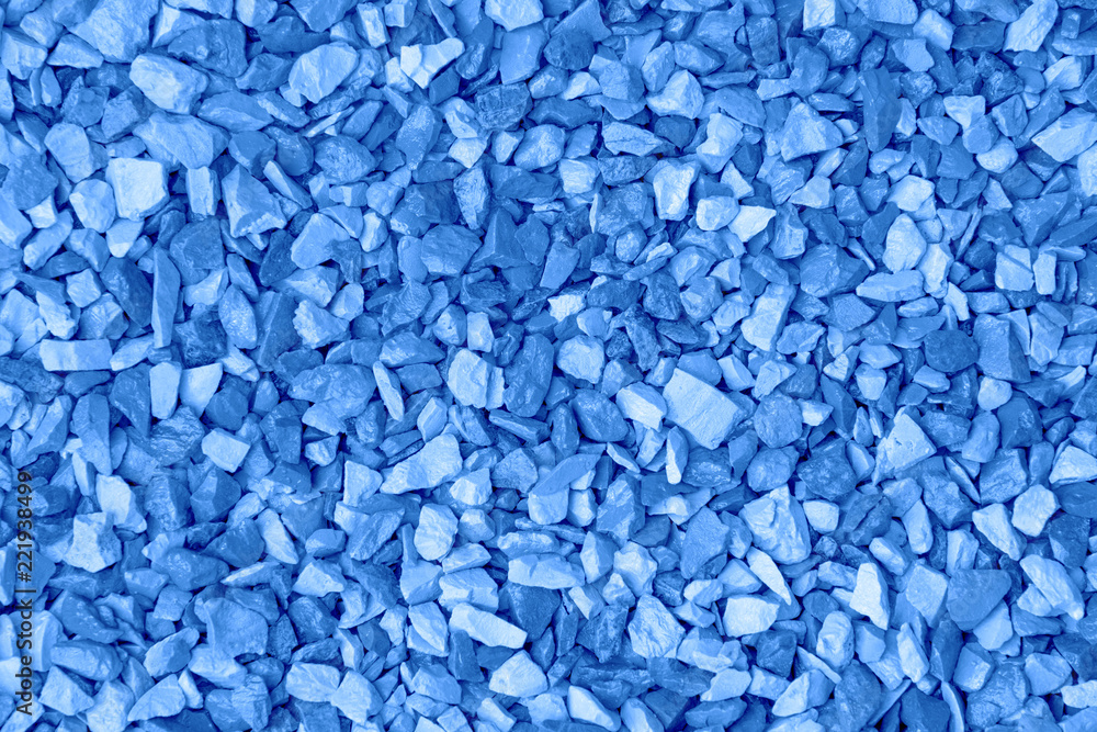 Natural abstract background. Blue colored gravel Natural abstract background. Blue colored gravel