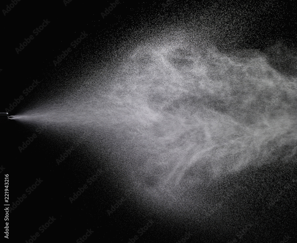 Mist spraying from spray Stock Photo Adobe Stock
