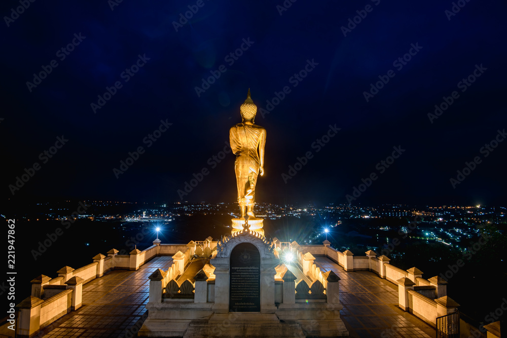 Fototapeta premium Wat Pra That Khao Noi at Nan province, Thailand.