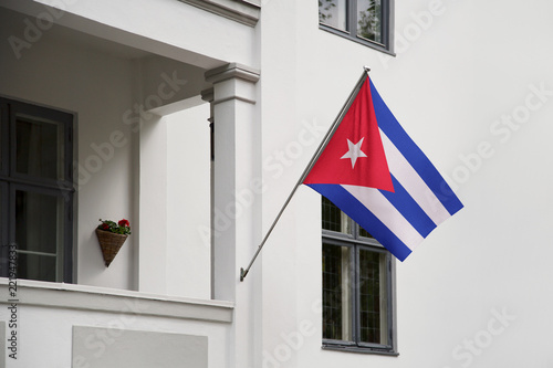 Tableau sur toile Cuba flag