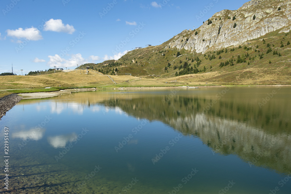 Bettmersee oberhalb der Bettmeralp, Wallis, Schweiz Bettmersee oberhalb der Bettmeralp, Wallis, Schweiz