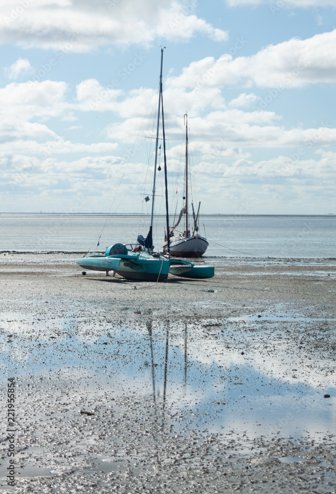 Sailboats at epp waiting for flood Sailboats at epp waiting for flood