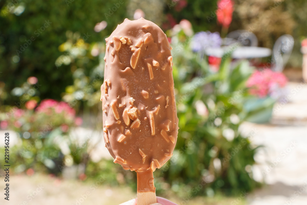 B tonnet De Glace Vanille Stock Photo Adobe Stock