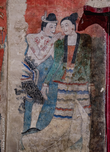 Wallpaper Mural Wat Phumin at Nan province, Thailand. Torontodigital.ca