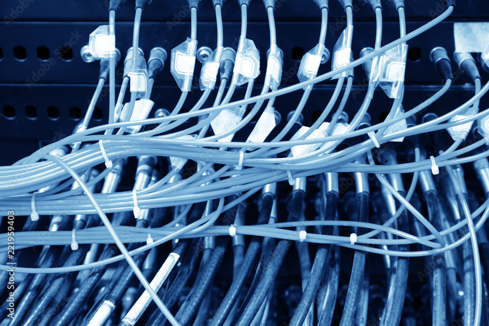 network cables connected in network switches network cables connected in network switches