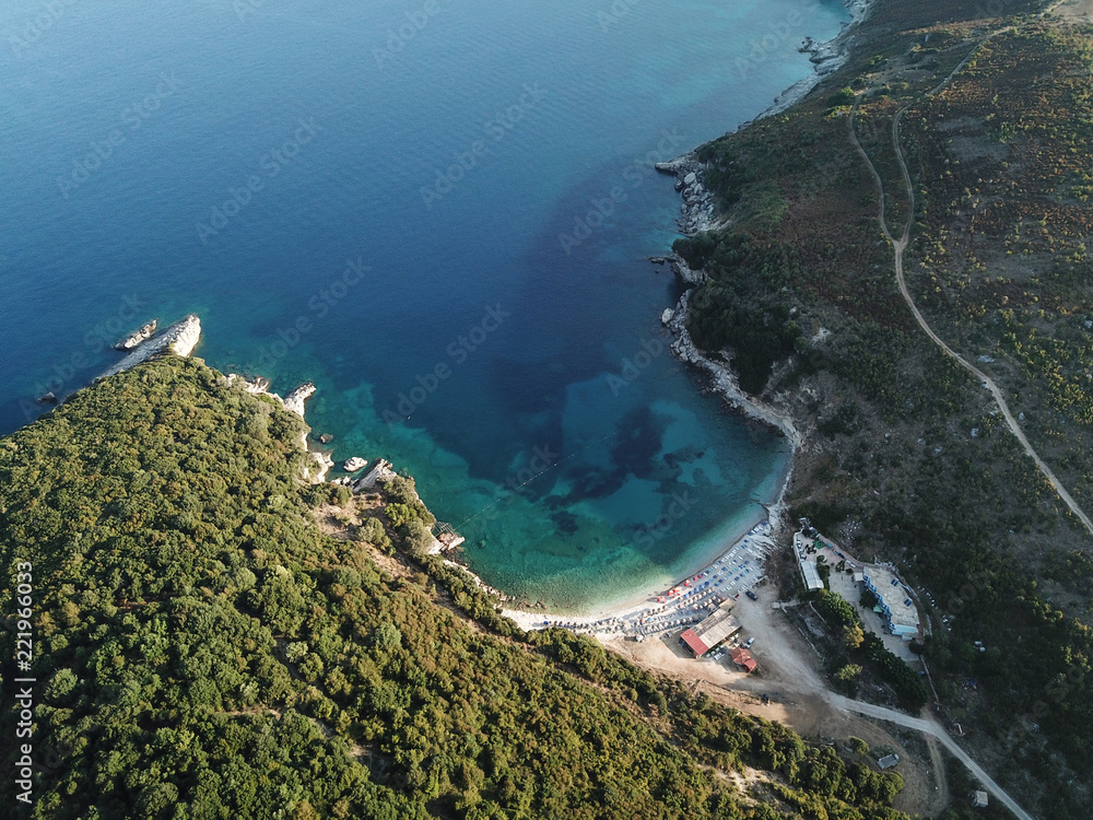 Fototapeta premium beautiful Monastery Beach in Saranda, Albania