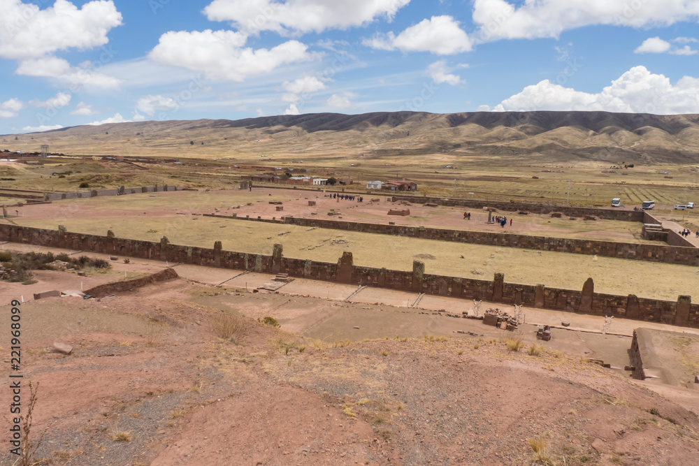 Ruins of Tiwanacu in Bolivia, La Paz Ruins of Tiwanacu in Bolivia, La Paz