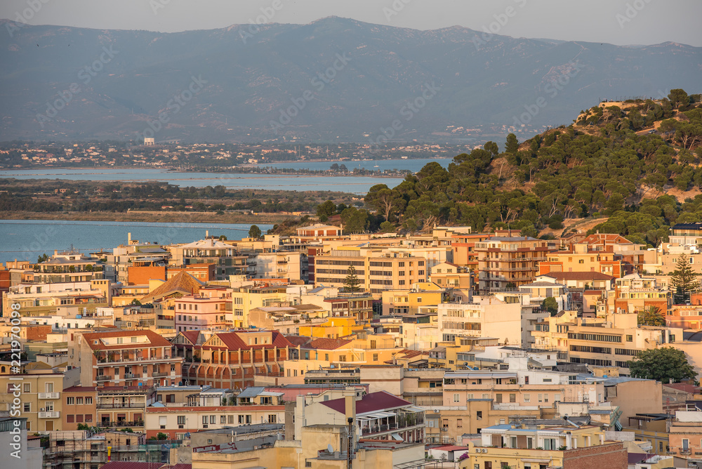View of Cagliari, Sardinia, Italy