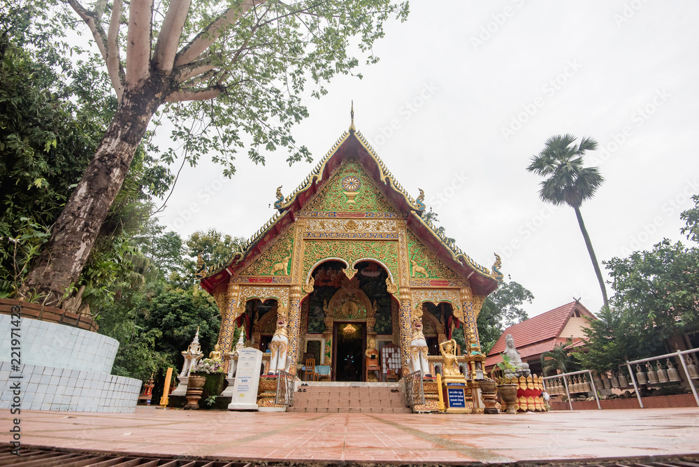 Wat Phu Ket at Nan province, Thailand.
