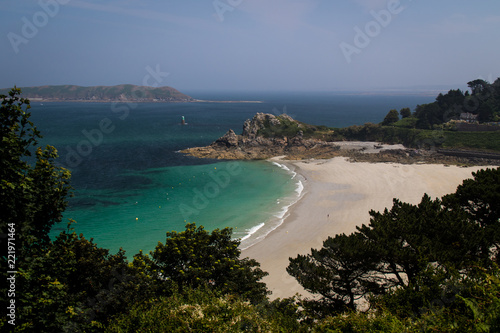 Plage de Trestrignel, Brittany, France photo