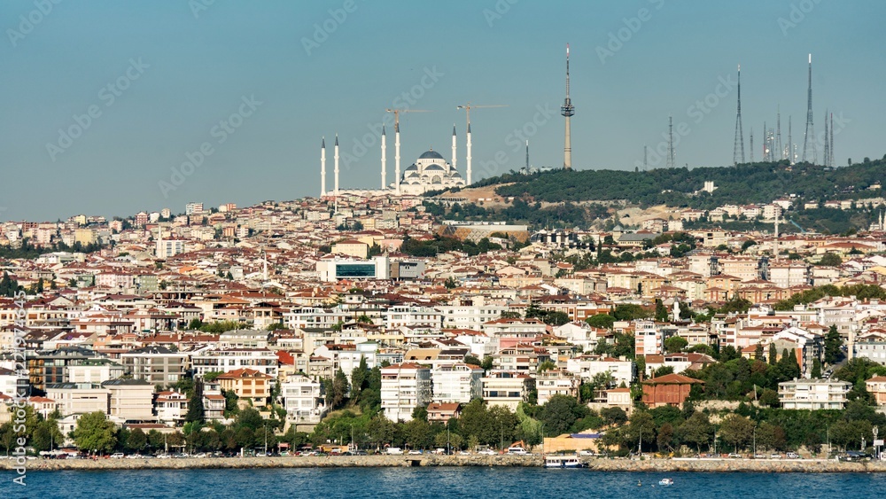 Cityscape with Gulf of the Golden Horn in Istanbul, Turkey. Cityscape with Gulf of the Golden Horn in Istanbul, Turkey.