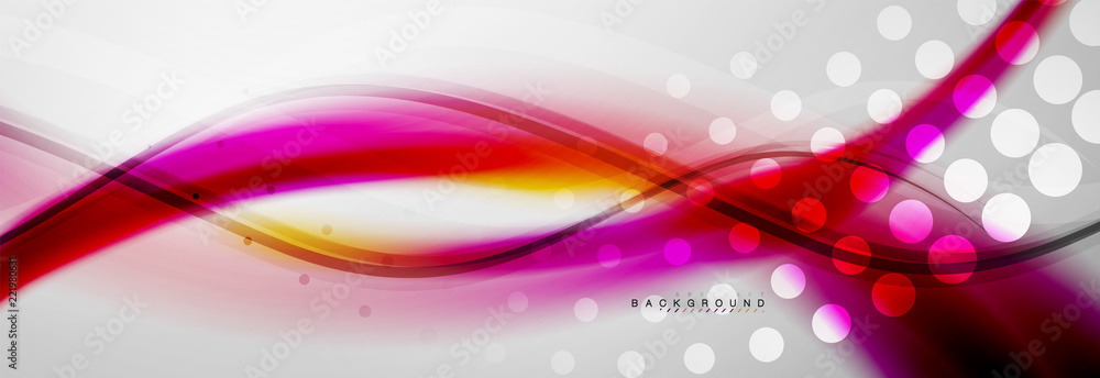 Smooth flowing wave motion concept background Smooth flowing wave motion concept background