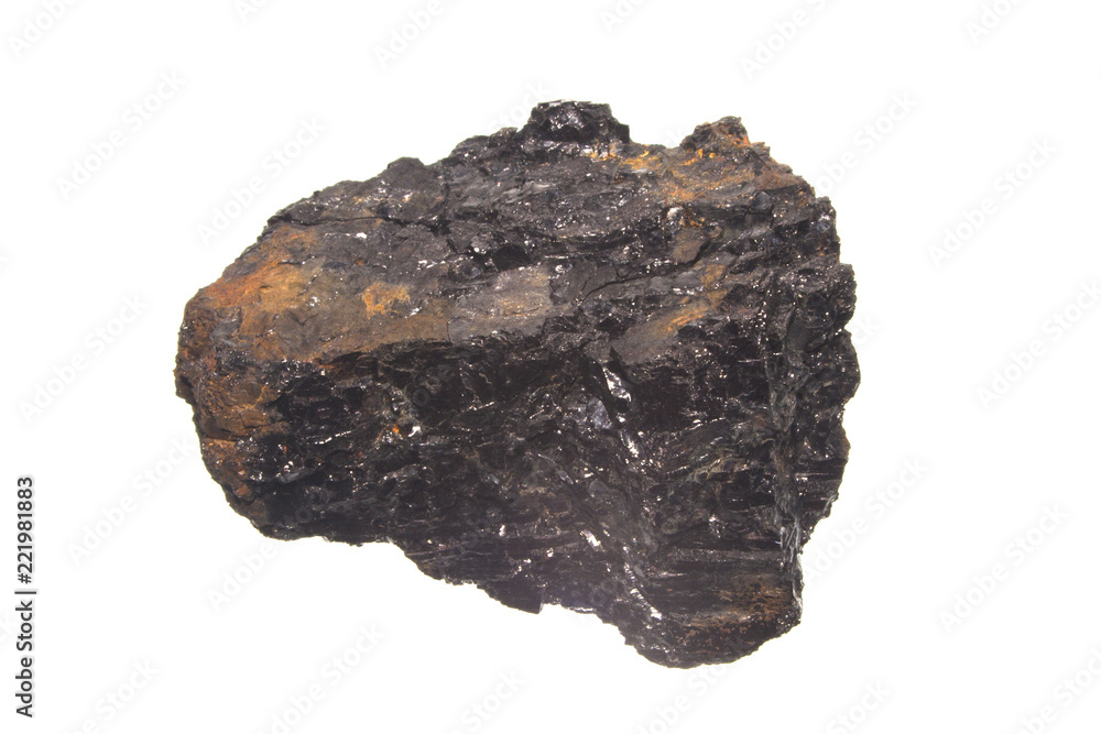 coal isolated on white background coal isolated on white background