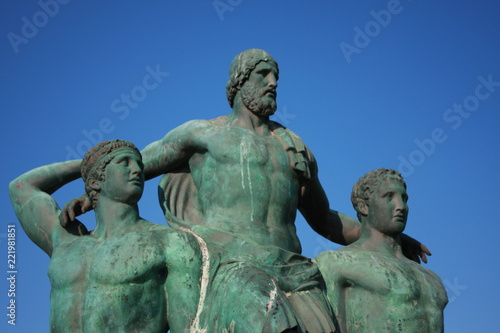 Monument to Diagoras family on Rhodes island in Greece.