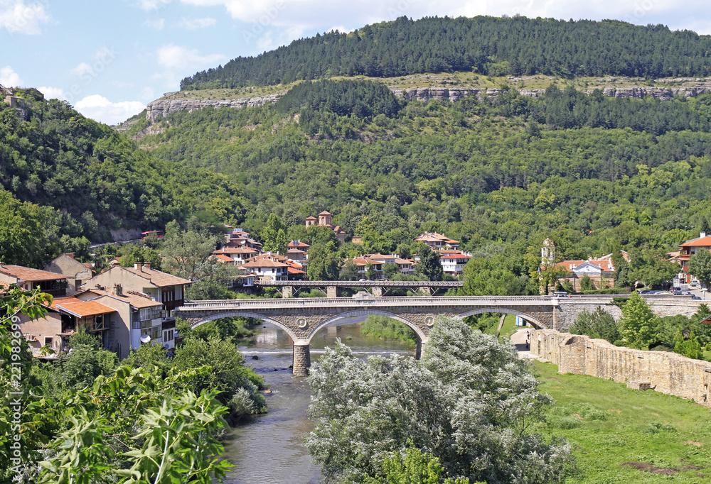 bridges over river Yantra in Veliko Tarnovo