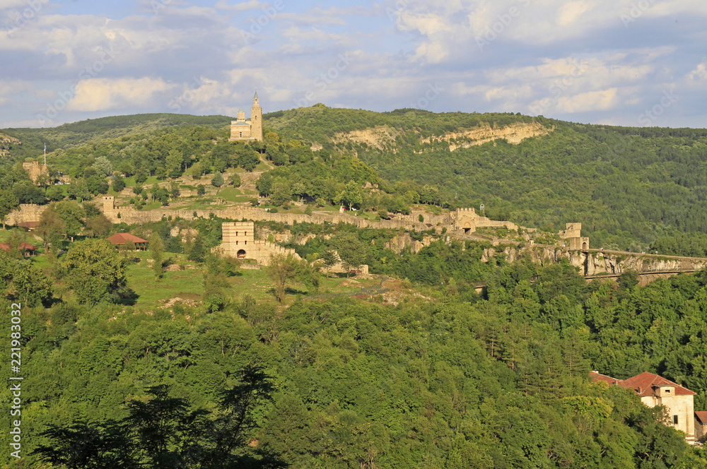 the medieval stronghold Tsarevets in Veliko Tarnovo