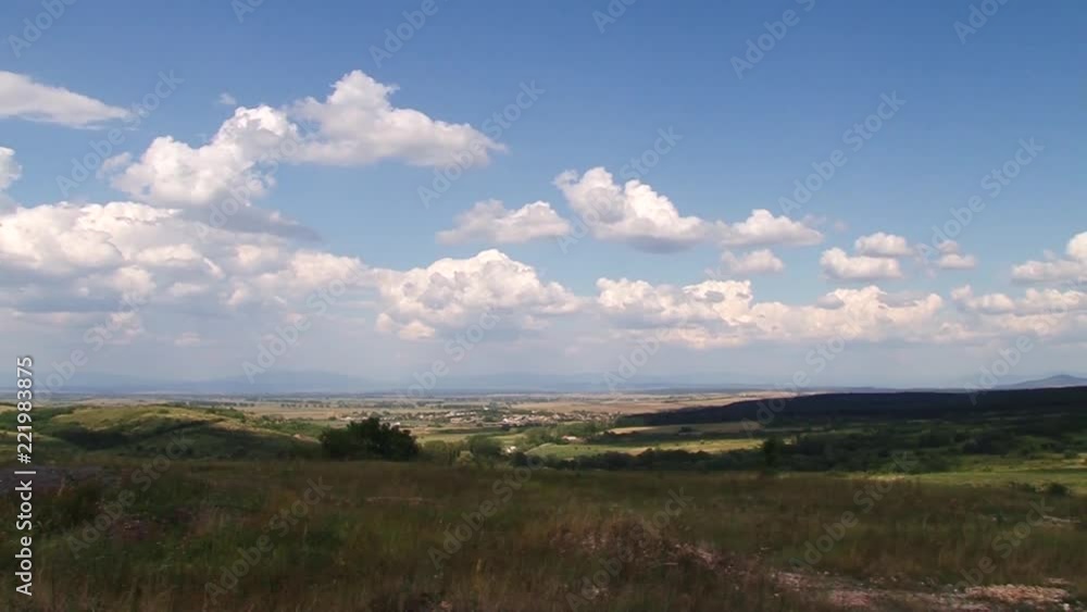Landscape from the height of the landscape Landscape from the height of the landscape