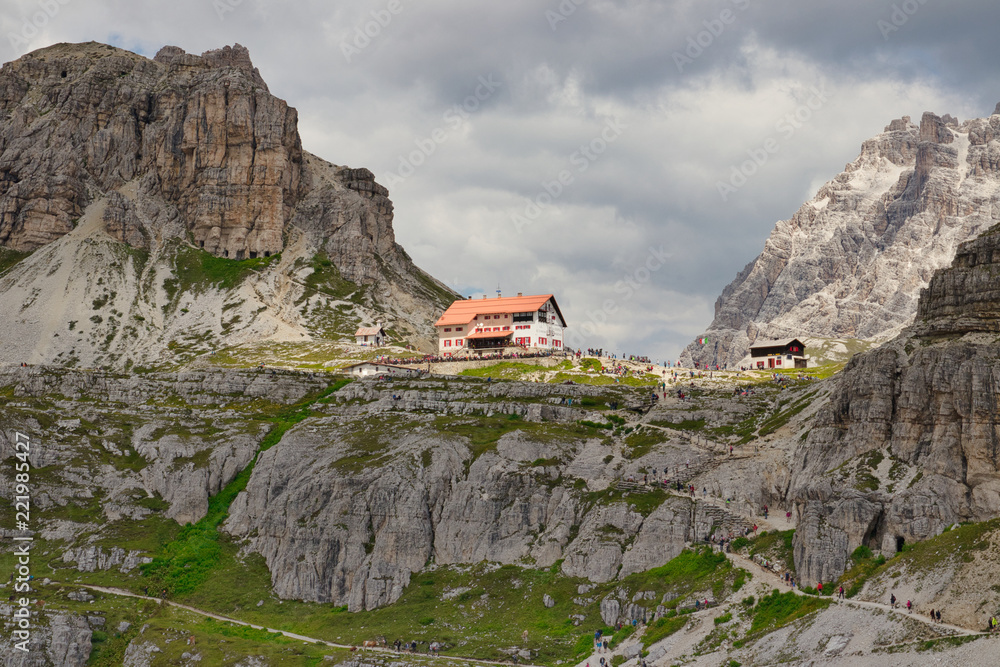 Wanderhütte in den Bergen