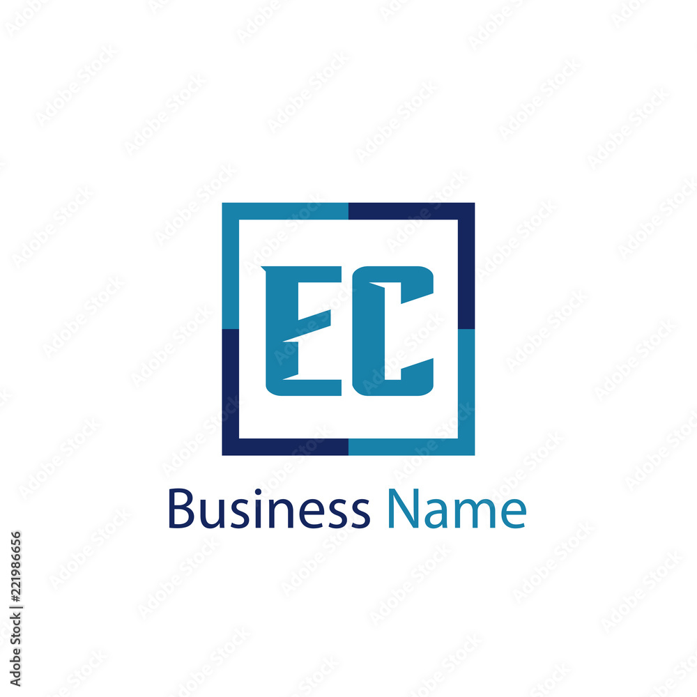 Obraz premium Initial Letter EC Logo Template Design