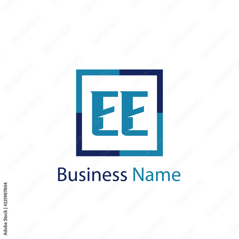 Initial Letter EE Logo Template Design Initial Letter EE Logo Template Design