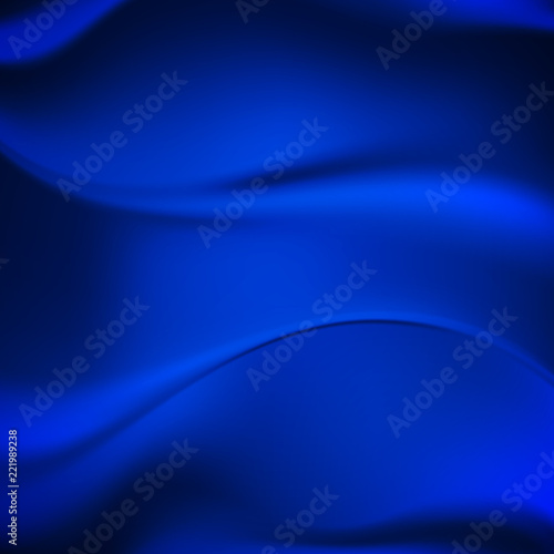 Luxury blue satin smooth fabric background for celebration  ceremony  event invitation card or advertising poster