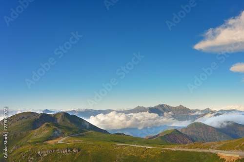 Sea of clouds at Norikura National Park in Gifu Japan with Japnese alps