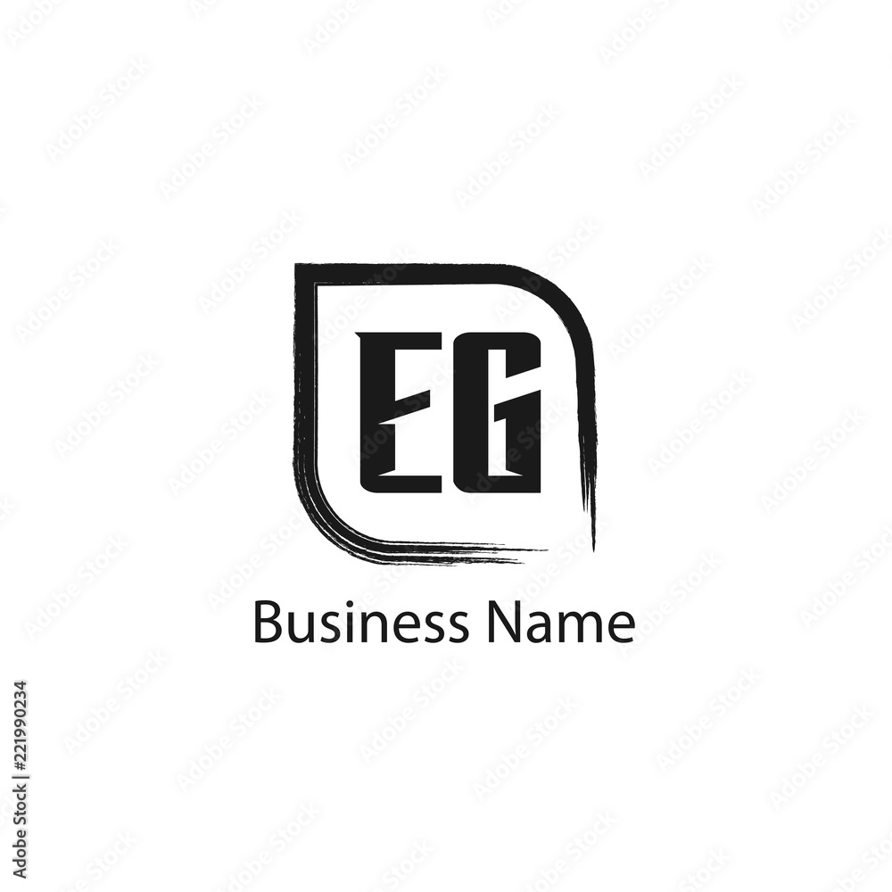 Initial Letter EG Logo Template Design Initial Letter EG Logo Template Design
