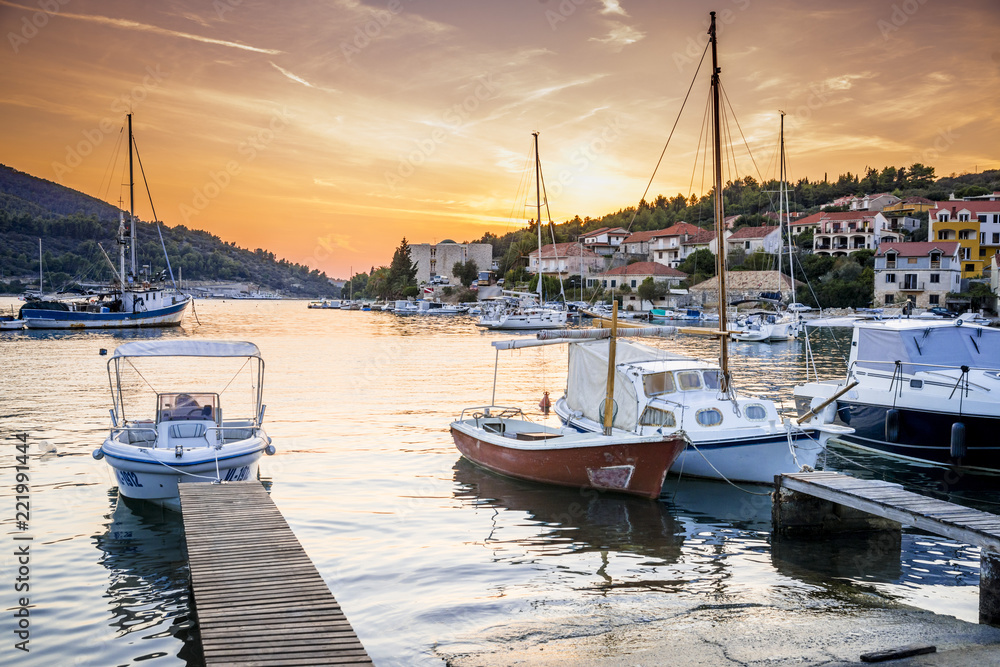 Fototapeta premium Vela Luka, Korcula island, Croatia