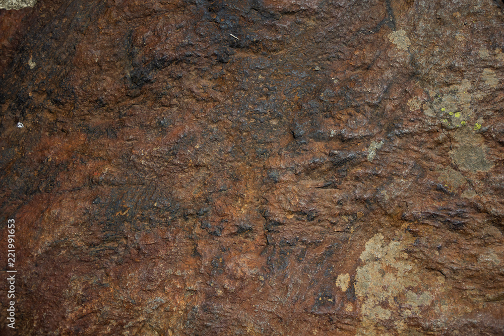 The texture of the stone