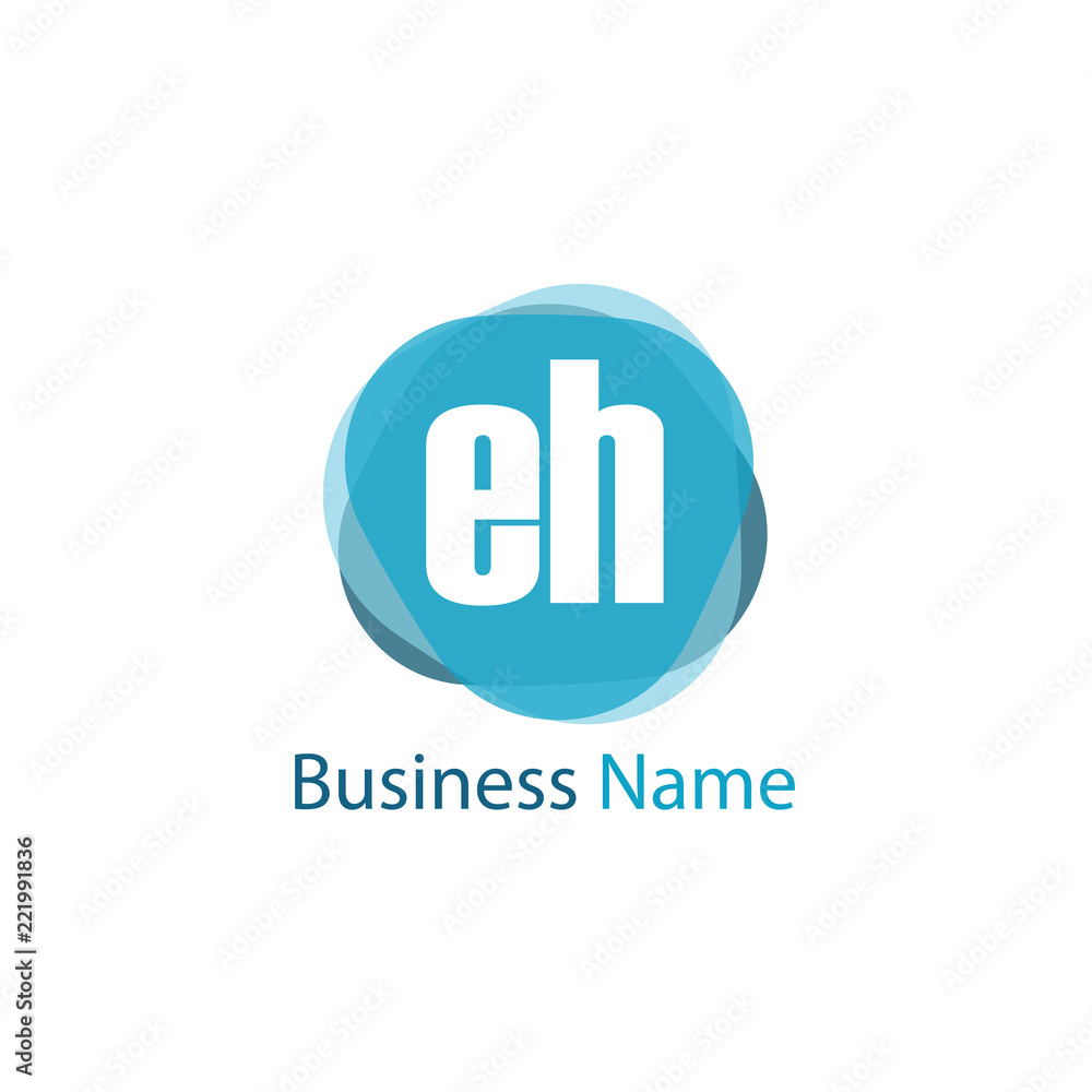 Initial Letter EH Logo Template Design Initial Letter EH Logo Template Design