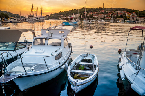 Fototapeta Naklejka Na Ścianę i Meble -  vela luka, korcula island, croatia