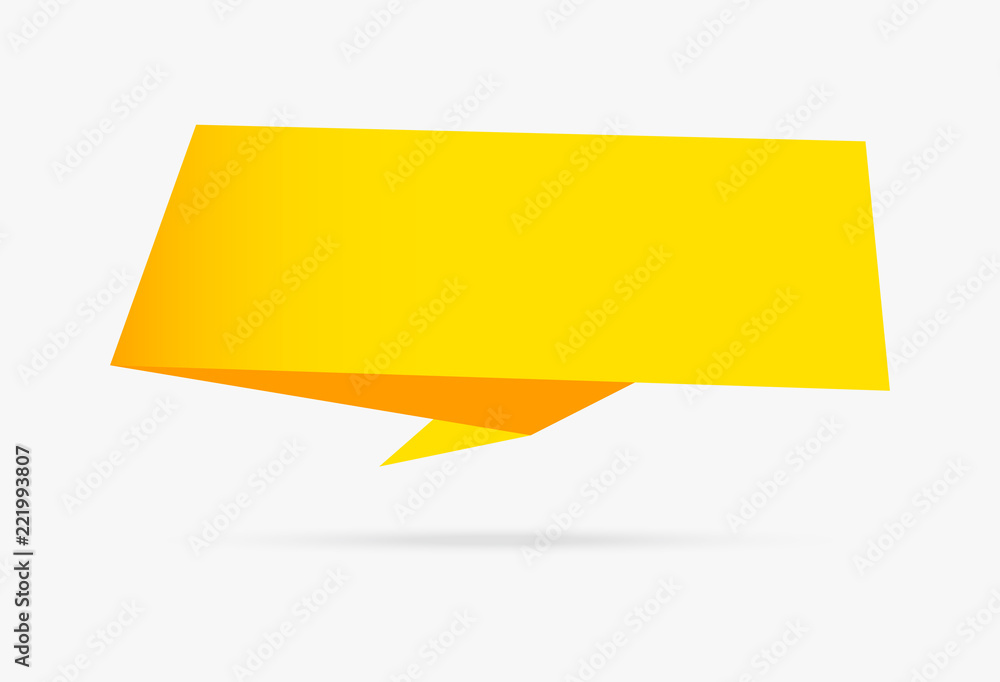 yellow banner origami ribbon paper infographic collection isolated on white background yellow banner origami ribbon paper infographic collection isolated on white background