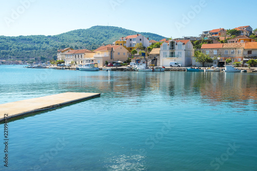 vela luka, korcula island, croatia photo