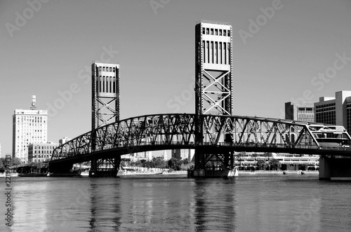 Famous bridge at Jacksonville, Florida landscape