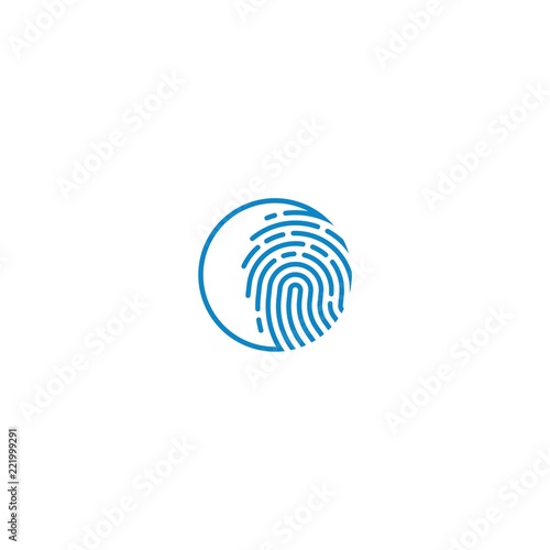 logo finger print abstract