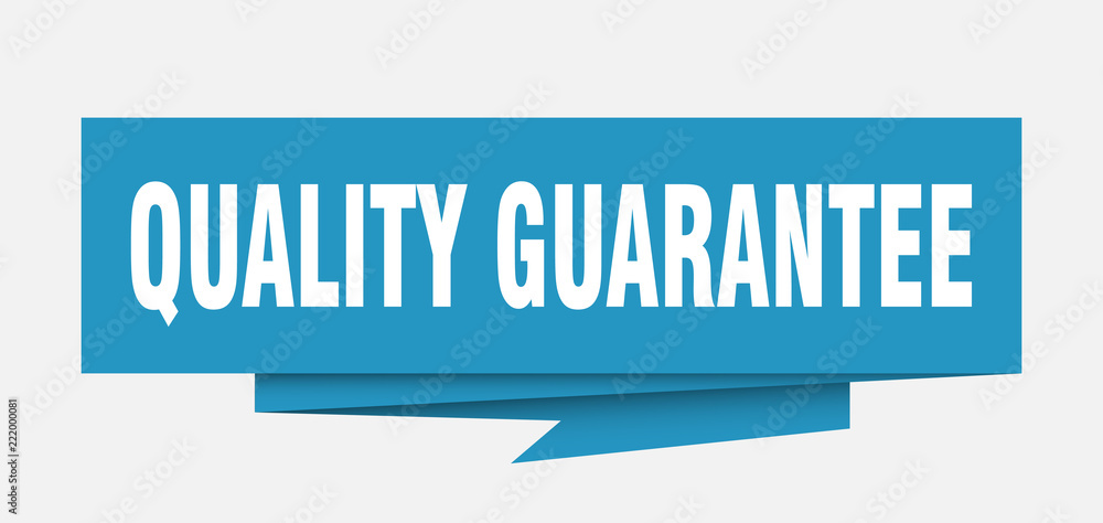 quality guarantee