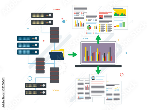 Cloud computing devices, data network and business intelligence.