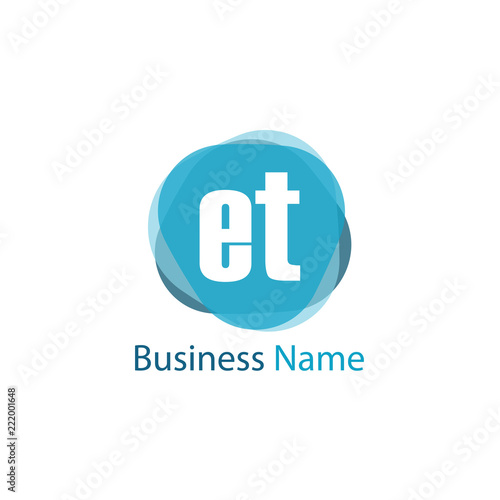 Initial Letter ET Logo Template Design Free Download Initial Letter ET Logo Template Design - GFXLoad