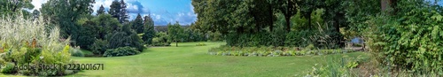 Panoramic view of garden of plants in Nantes France © Guy