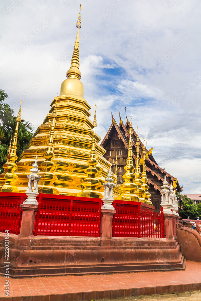 Fototapeta premium The symbols and styles available in Thai temples