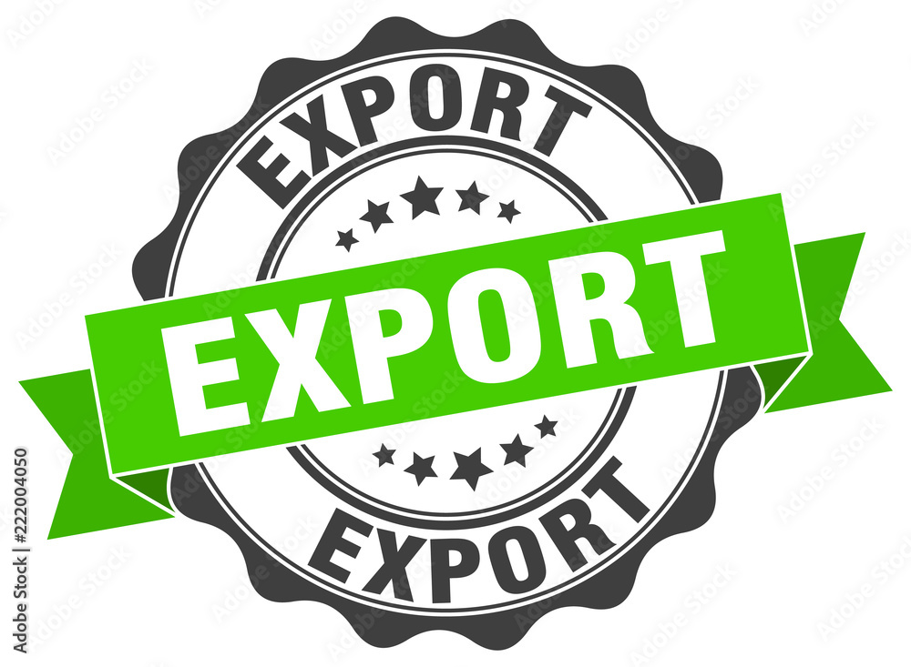 Obraz premium export stamp. sign. seal
